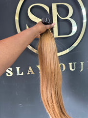 Ombré Ginger spice: Texture straight