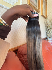 Rooted Mocha Latte wefts