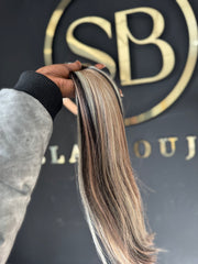 Mocha latte clip ins