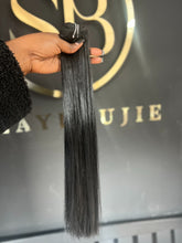 Jet Black Straight Wefts