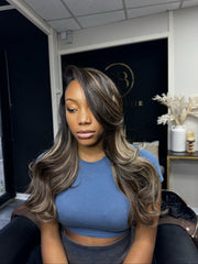 Drip of honey: Texture: Straight Wefts