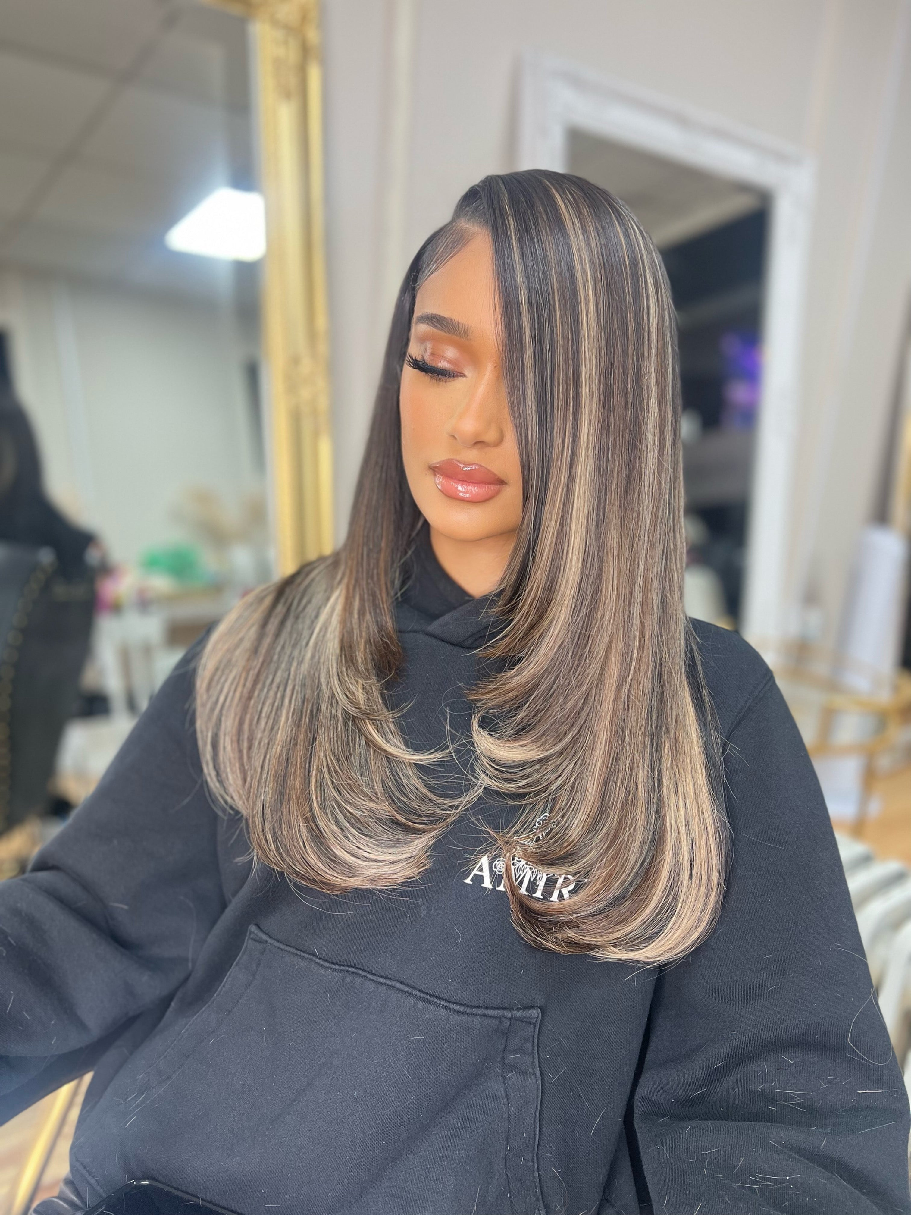 Drip of honey: Texture: Straight Wefts